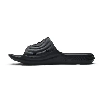 Under Armour mens Locker Iv Slide Sandal, Black Black White 001, US