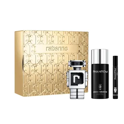 Rabanne Phantom 50ml EDT, 150ml Deo Spray & 10ml Travel Spray Gift Set