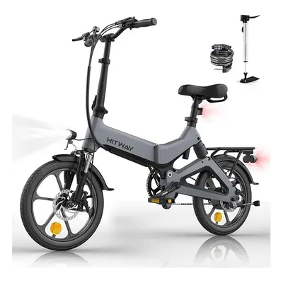 HITWAY Electric Bike 250W Foldable Pedal Assist E Bike