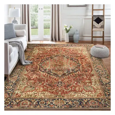 (200 x cm ft in x ft in, MAJESTIC- CASHMERE RUG) Area Rugs Traditional Extra Large Non Slip Rug 