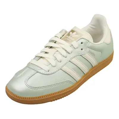 (4) adidas Samba Og Womens Fashion Trainers in Linen Green