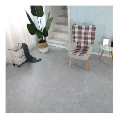 (Grey Carrara Marble, x Pack of = 4mÂ²) 60cm Square Marble Effect Vinyl Floor Tiles Self Adhesiv