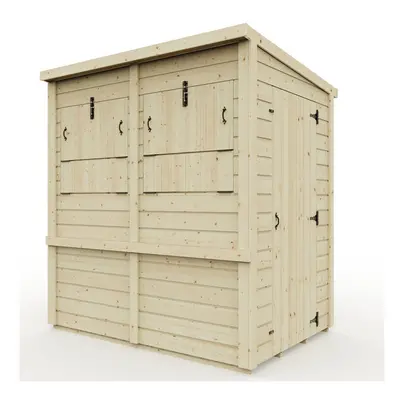 (6ft x 4ft) Everest Party Shed with Pent Roof, Door and Hatches