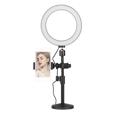 20cm Bi-color Dimmable Tabletop LED Ring Light Kit