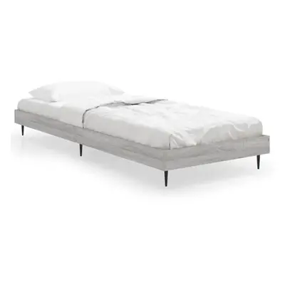 (grey sonoma, x cm) vidaXL Bed Frame Bedroom Platform Bed Frame Bedstead Bed Base Engineered Woo