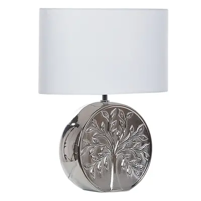 Table Lamp KHERLEN Ceramic Silver