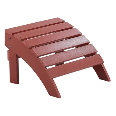 Garden Footstool ADIRONDACK Red