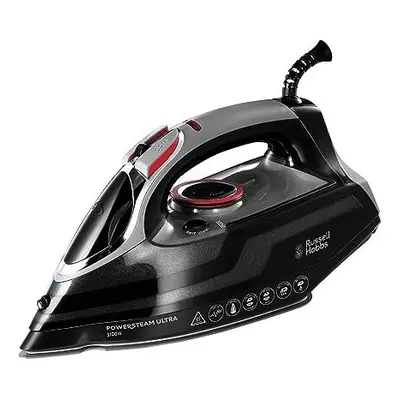 Russell Hobbs Powersteam Ultra W Vertical Steam Iron - Black and Grey