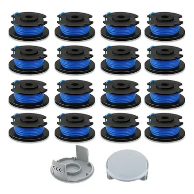 18Pcs Replacement Spool for Ryobi One+ 18V, 24V and 40V Cordless Brush Cutter, AC Powered Cordle