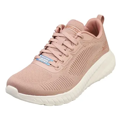 Skechers Bobs Squad Chaos Womens Fashion Trainers in Blush - UK