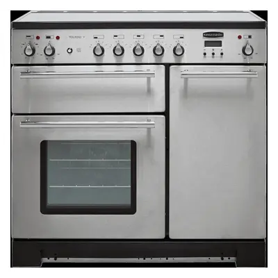 Rangemaster Toledo + TOLP90EISS/C 90cm Electric Range Cooker with Induction Hob - Stainless Stee