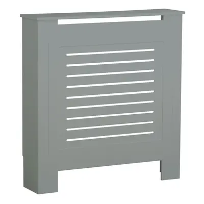 ( Grey, Small) Modern Wooden Radiator Cover MDF Grill Shelf Cabinet Furniture