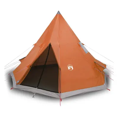 (orange) vidaXL Camping Tent Persons Outdoor Hiking Portable Dome Tent 185T Taffeta