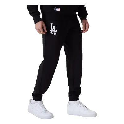 (2XL, Black) New Era Mens Los Angeles Dodgers Team Logo Jogging Bottoms Joggers - Black