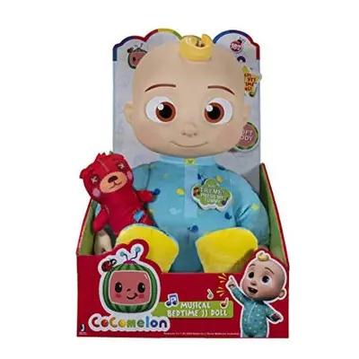 BANDAI WT80114AZ Cocomelon Musical Bedtime JJ Doll Preschool Learning, Multicolour