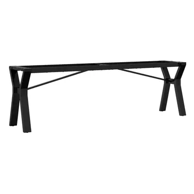 vidaXL Coffee Table Legs Y-Frame Desk Legs DIY Metal Furniture Legs Steel