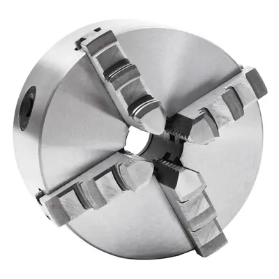 vidaXL Jaw Self-Centering Lathe Chuck 125mm Steel front Mount Engineer Tool