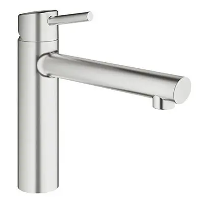 GROHE 31128DC1 Concetto Kitchen Tap (Medium High Spout, Degree Swivel Range and Supersteel)