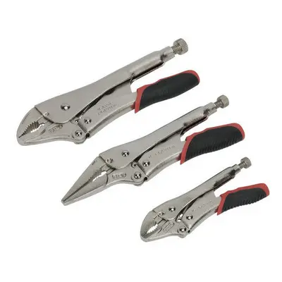 Sealey AK6863 3pc Quick Release Locking Pliers Set