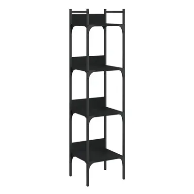 (black, x x 138.5 cm) vidaXL Bookshelf Bookcase Storage Cabinet Shelving Unit Rack Engineered Wo