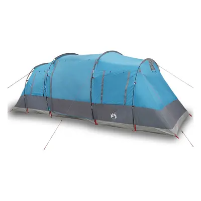 (blue) vidaXL Family Tent Tunnel 6-Person Camping Tent Lightweight Tent Waterproof