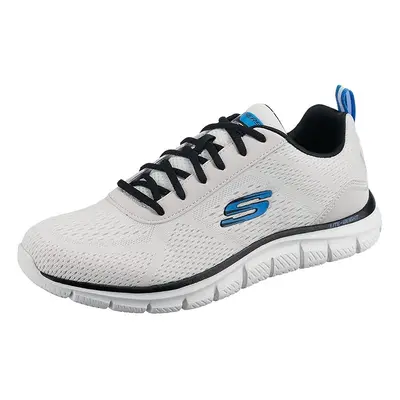 Skechers Mens Track Ripkent Trainers - White Black, Size