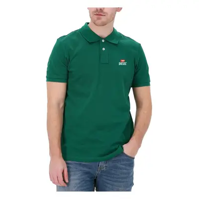 (Green, M) DIESEL T-Smith-DIV Mens Polo Shirts Casual Top