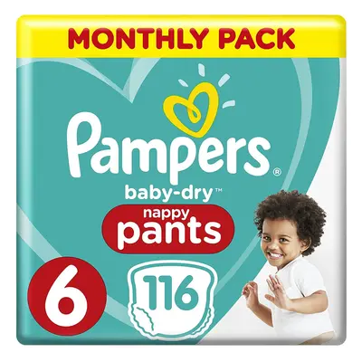 Pampers Size Baby-Dry Nappy Pants