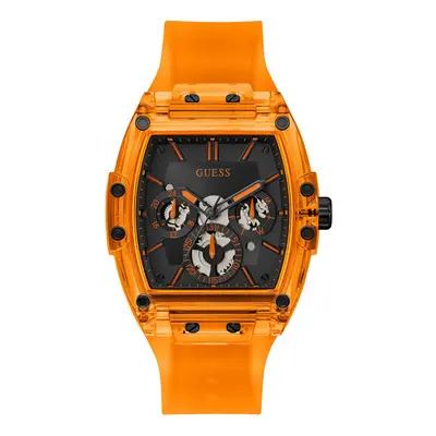 Guess Mens Orange Multi-function Watch