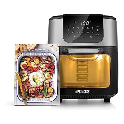 Princess 2-in-1 Air fryer Oven DeLuxe - 62.2% less energy use- L capacity -1800W -65-200Â°C - pr