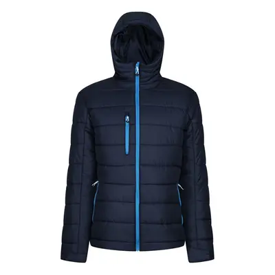 (S, Navy/French Blue) Regatta Mens Navigate Thermal Padded Jacket