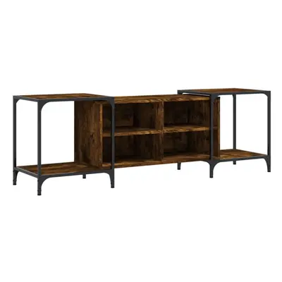 (smoked oak, x x cm) vidaXL TV Cabinet TV Unit Media TV Stand Entertainment Centre Engineered Wo