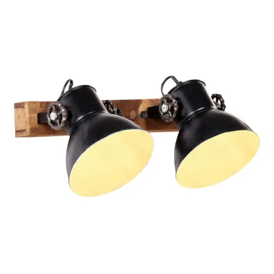 vidaXL Industrial Wall Lamp Black 45x25 cm E27