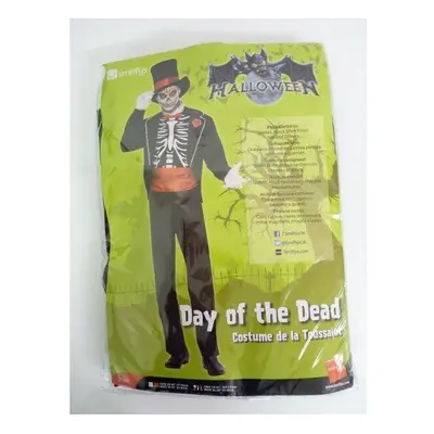 Large Mens Day Of The Dead Costume - costume day dead mens halloween fancy dress skeleton james 