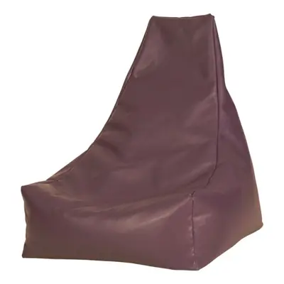 (Manhattan Purple) PU Leather GPod Bean Bag with Beans Filling