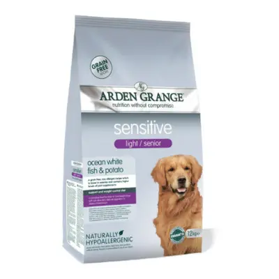 Arden Grange Sensitive Light/senior Ocean White Fish & Potato 12kg