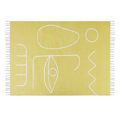 Outdoor Area Rug x cm Yellow YAVU