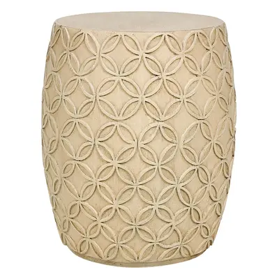 Accent Side Table Light Beige ZOGNO