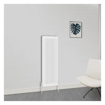 (1500 x 560mm-3 Column) NRG Traditional White Bathroom Cast Iron Radiator