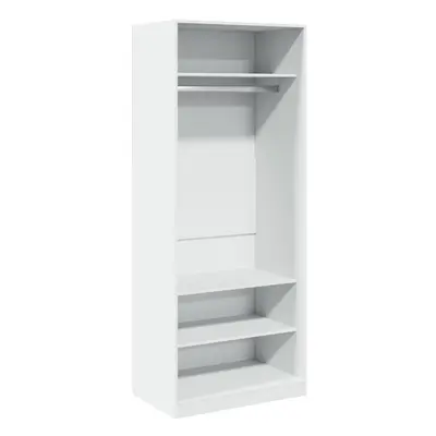 (white, x x cm/ shelves piece) vidaXL Wardrobe Clothing Storage Hanger Clothes Cabinet Closet En