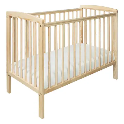 Sydney Baby Natural Compact Cot With Three Base Height Positions