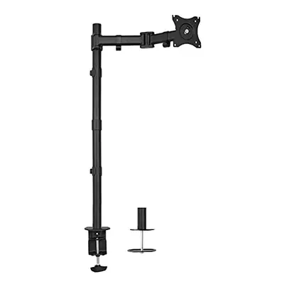 VIVO Single Monitor Desk Mount, Extra Tall Fully Adjustable Stand for LCD Screen up to inches, U