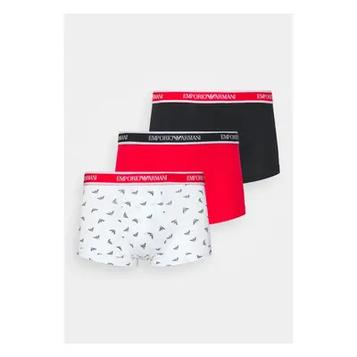 (L) Emporio Armani Pack Trunks - Stretch Cotton with Core Logo-RBW