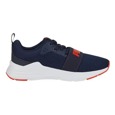 Puma Wired Run Jr Kids' Shoes Navy Blue 21