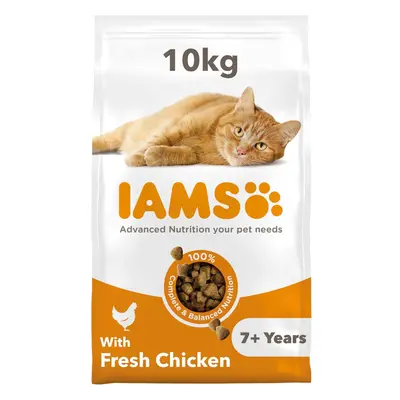 (IAMS Complete Dry Cat Food for Senior 7+ Cats with Chicken kg) IAMS Complete Dry Cat Food for S