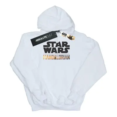 (4XL, White) Star Wars Mens The Mandalorian Logo Hoodie