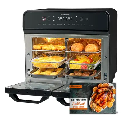 HYSapientia 22L Digital Dual Zone Air Fryer Oven With Rotisserie