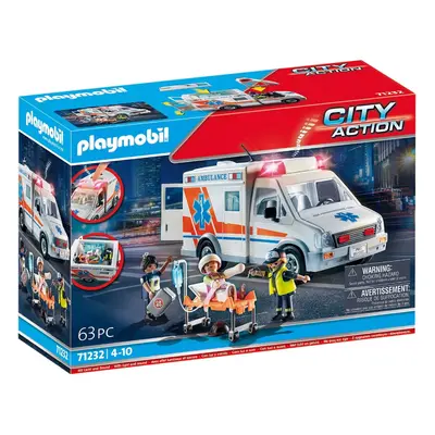 Playmobil City Action Hospital Ambulance 63pc Set