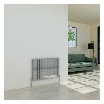 (600 x 886mm Single, Chrome) Flat Panel Designer Radiator