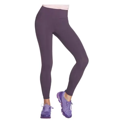 (XL, Dark Purple) Skechers Womens/Ladies Gowalk Wear High Waist Leggings